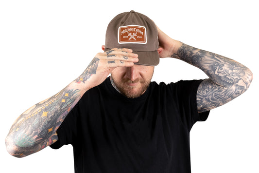 Sword Patch Hat (Brown)