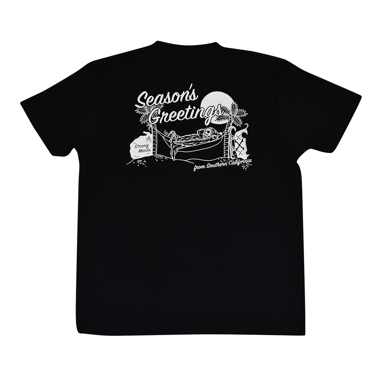 Strong Minds Season's Greetings Tee Back