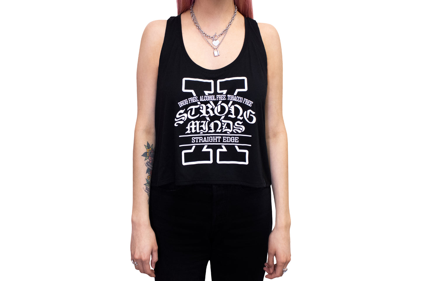 Strong Minds X Crop Tank worn