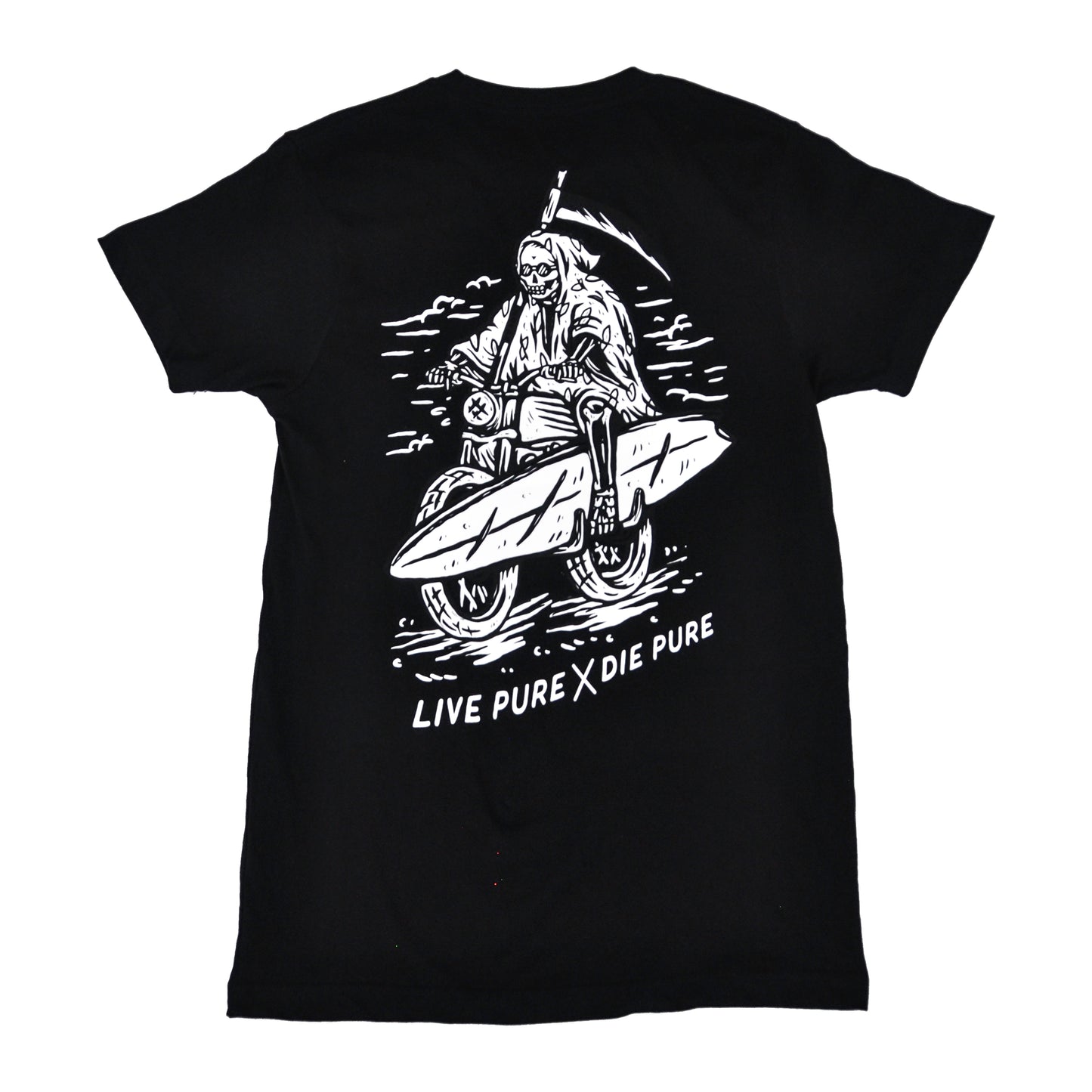 Surfing Skeleton Tee back