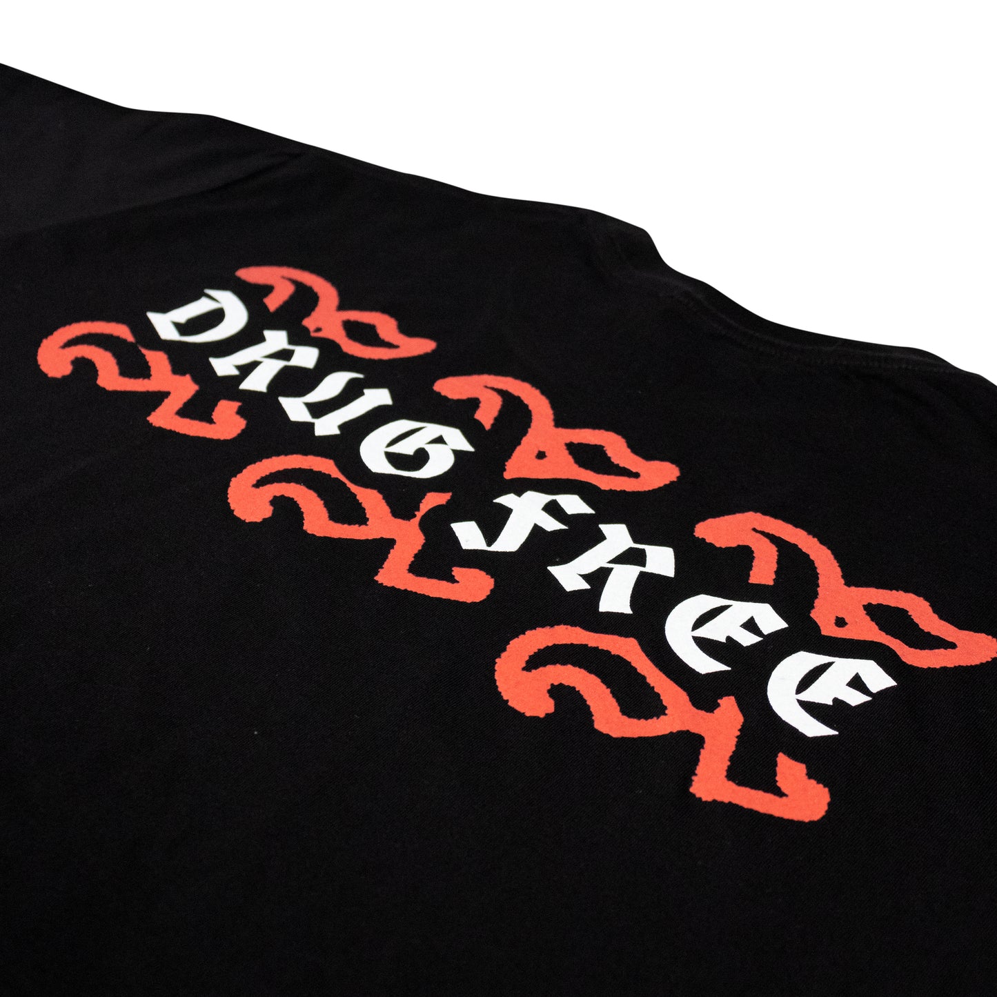 XXX Drug Free Tee detail back