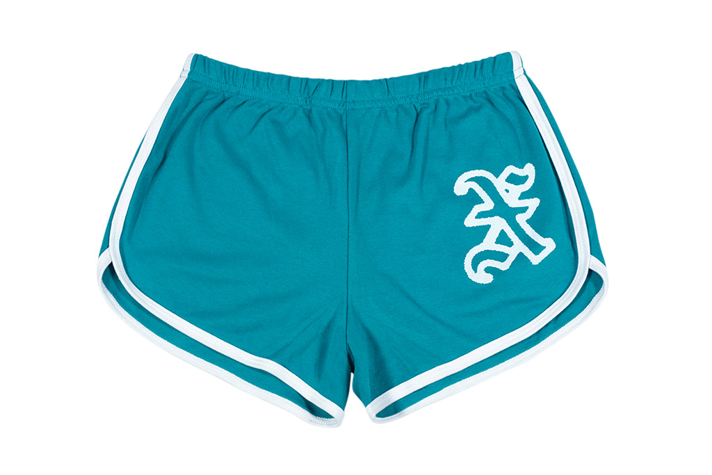 New Era Edge Women's Shorts Teal front