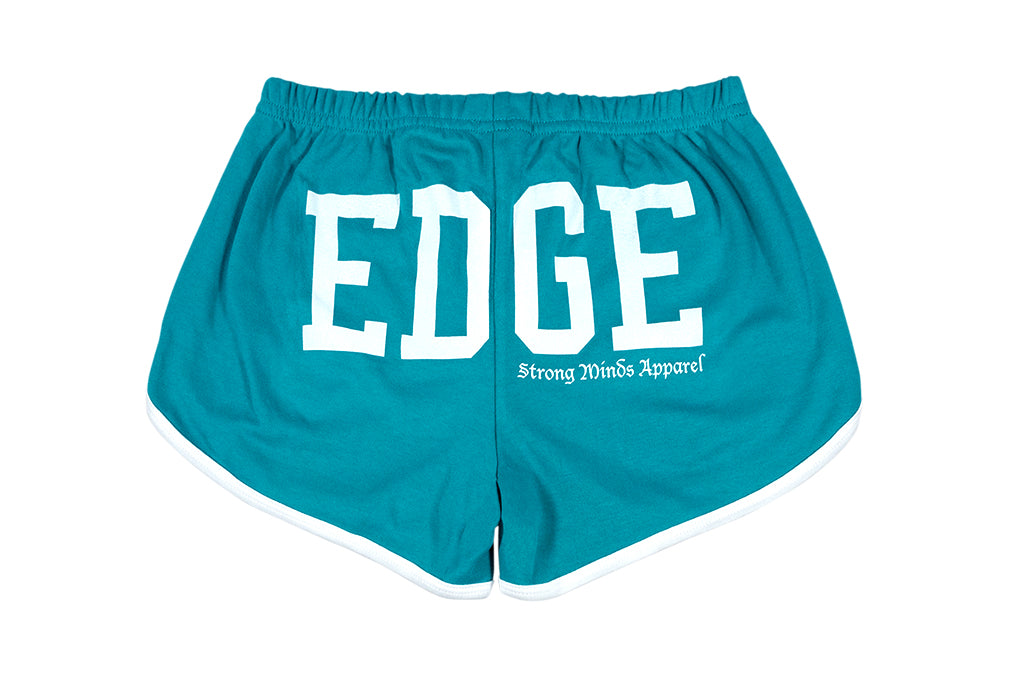 New Era Edge Women's Shorts Teal Back