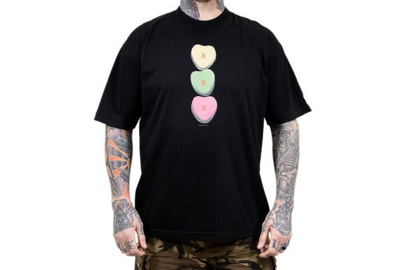 candy hearts tee