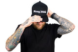 Strong Minds Black and White Otto Hat Worn