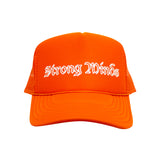 Strong Minds Orange Otto Hat Front