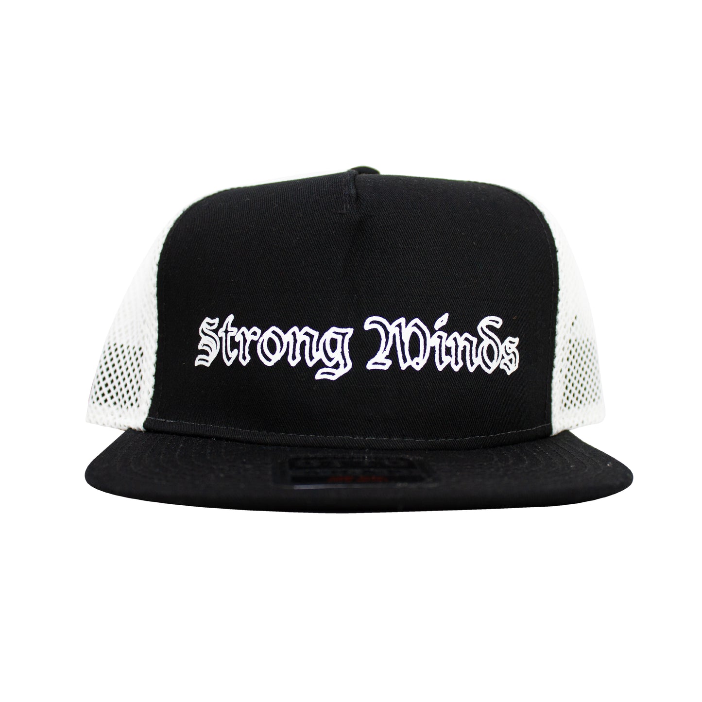 Strong Minds Black and White Otto Hat Front