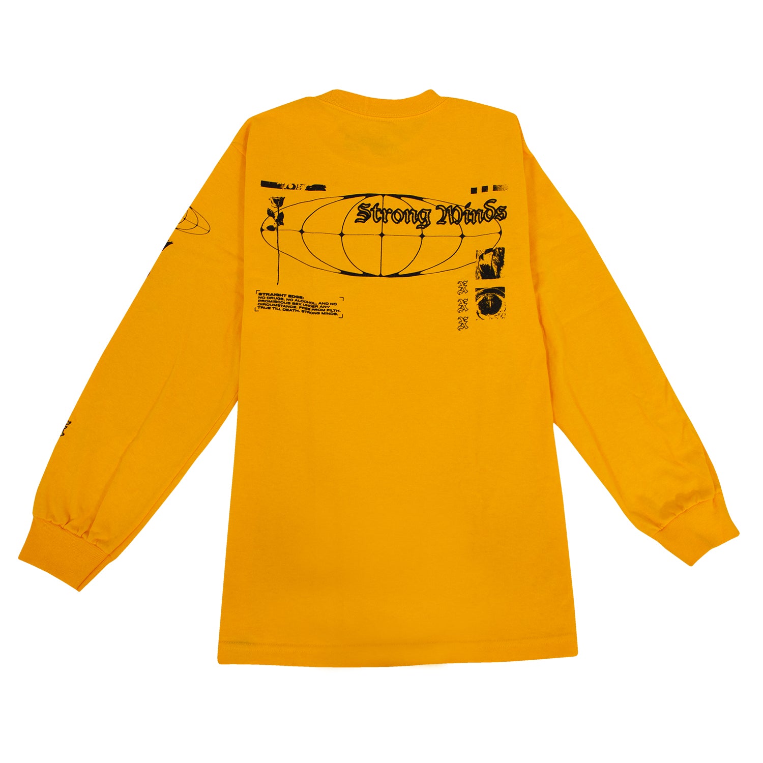 Gold Rose Long Sleeve Back