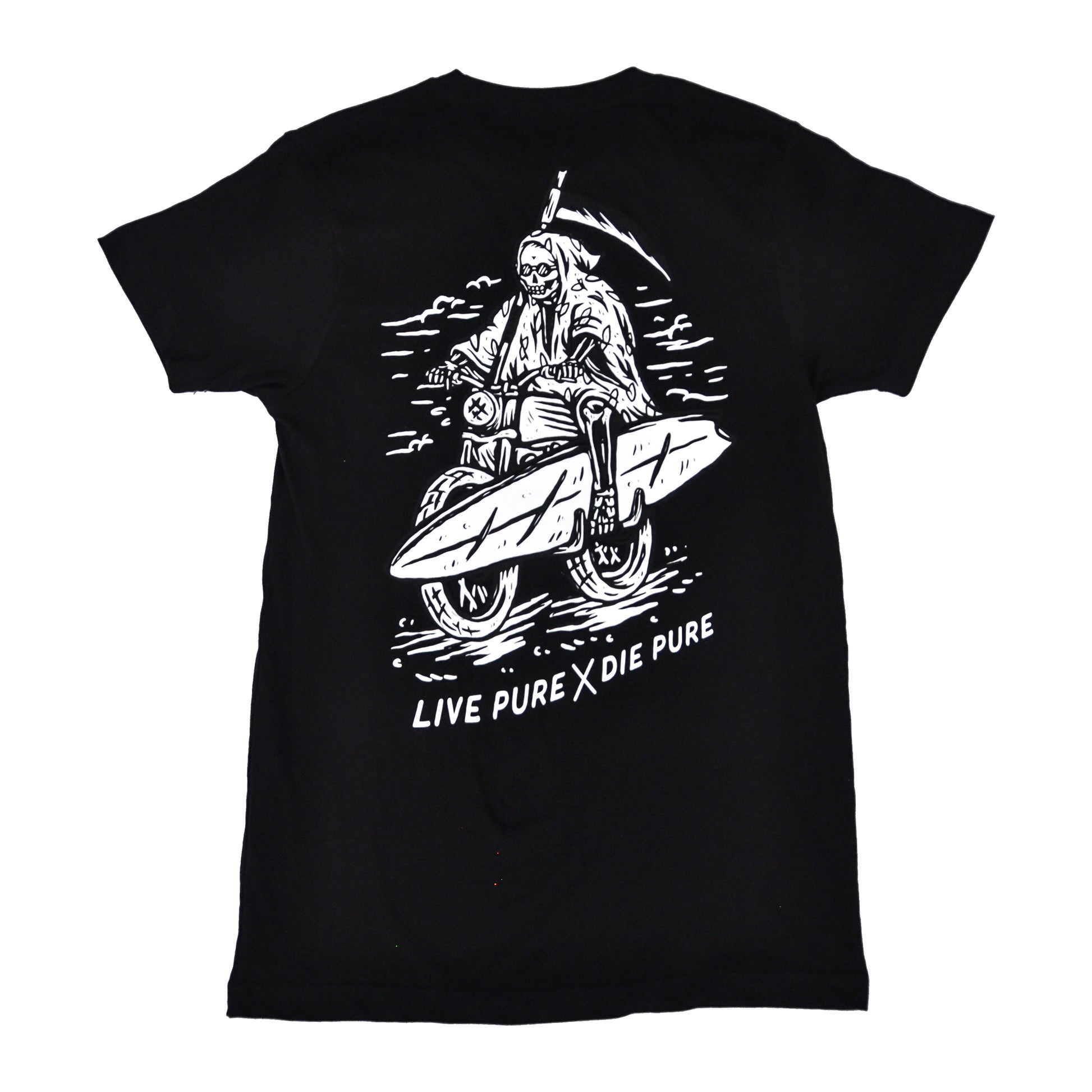 Surfing Skeleton Tee back