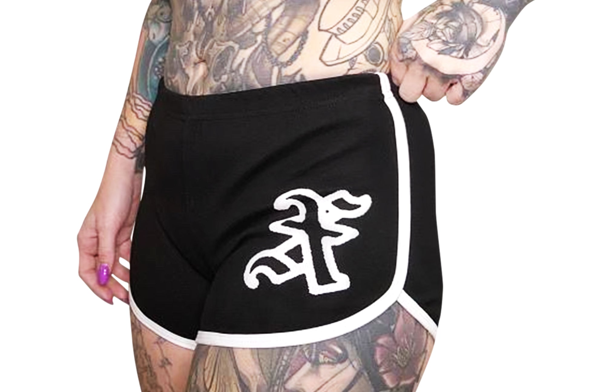 New Era Edge Women's Shorts Black Side