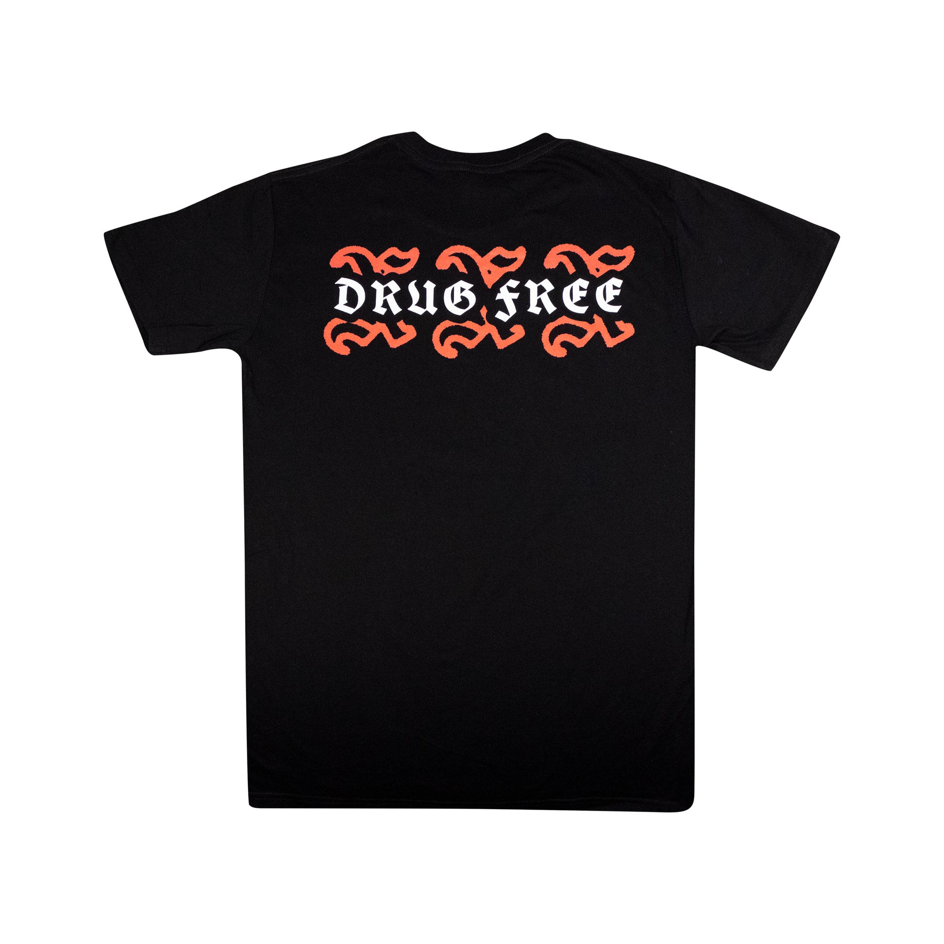 XXX Drug Free Tee back