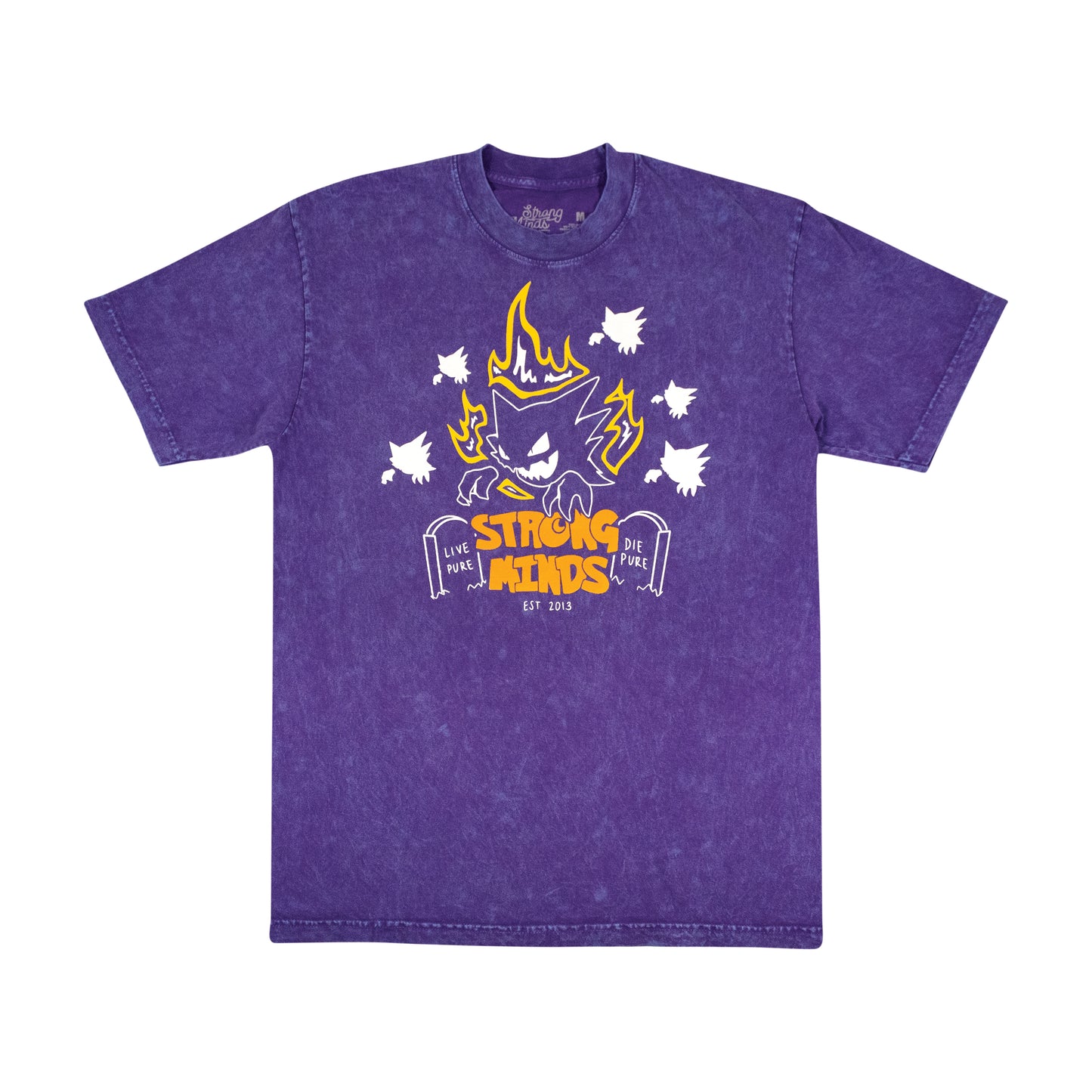 Haunter Tee (Purple Mineral Wash) front