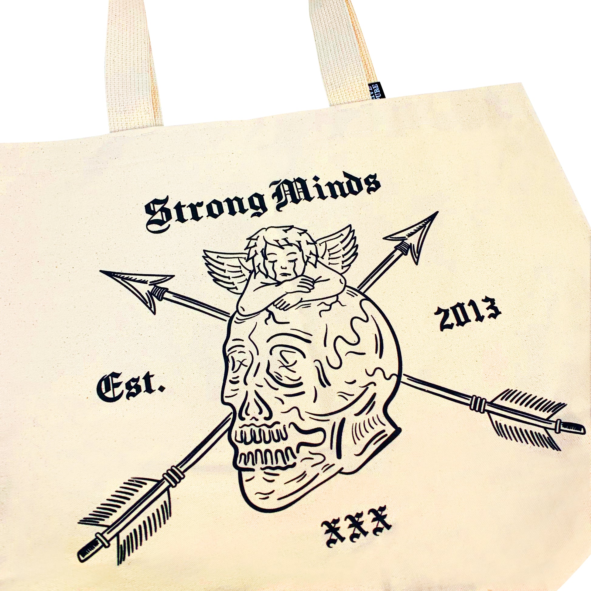 Cherub Tote Bag Back Detail
